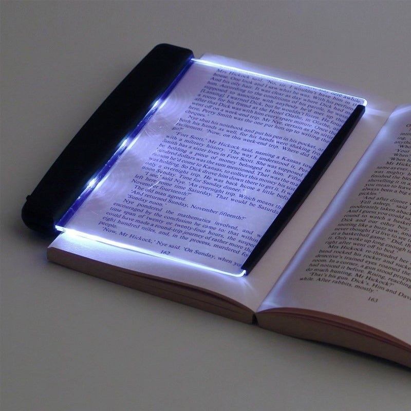 Creative Flat Plate LED Book Light Reading Night Light Portable Travel dormitory Led Desk Lamp Eye Protect for Home Bedroom