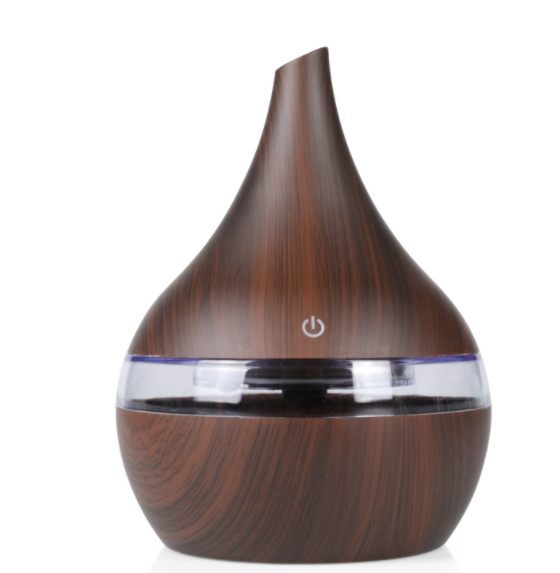 saengQ Humidifier Electric Aroma Air Diffuser Wood Ultrasonic Air Humidifier Essential Oil Aromatherapy Cool Mist Maker For Home